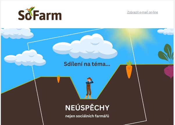 Webinář SoFarm se sdílením neúspěchů na sociálních farmách