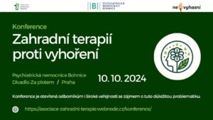 Zahradní terapií proti vyhoření, konference 10. října 2024